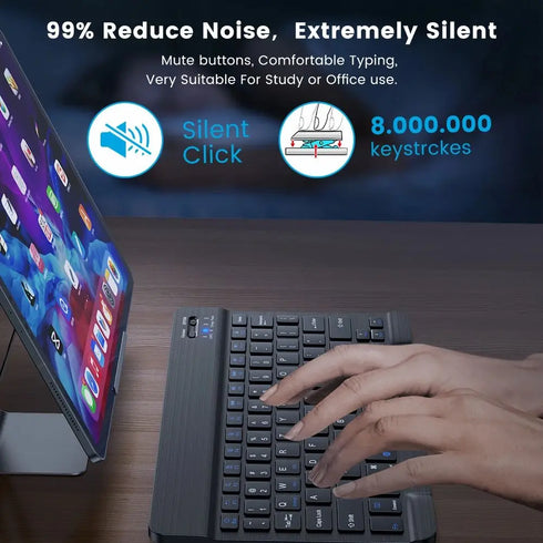 Mini Wireless Gaming Keyboard-Bluetooth Keyboard For Android IOS Windows